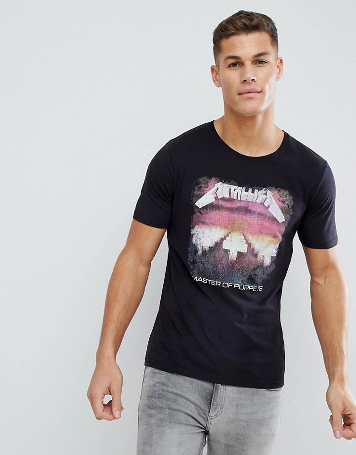 Only & Sons Metallica T-shirt - Black