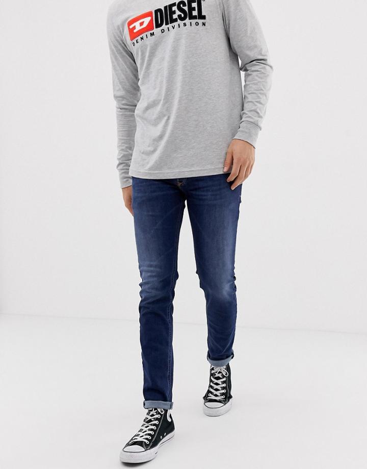Diesel Sleenker 086aj Skinny Fit Jeans - Blue