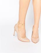 Faith Carey Nude Patent Pumps - Nude