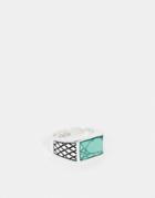 Icon Brand Semi-precious Stone Ring In Silver