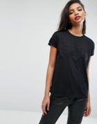 Mango Black T-shirt - Black