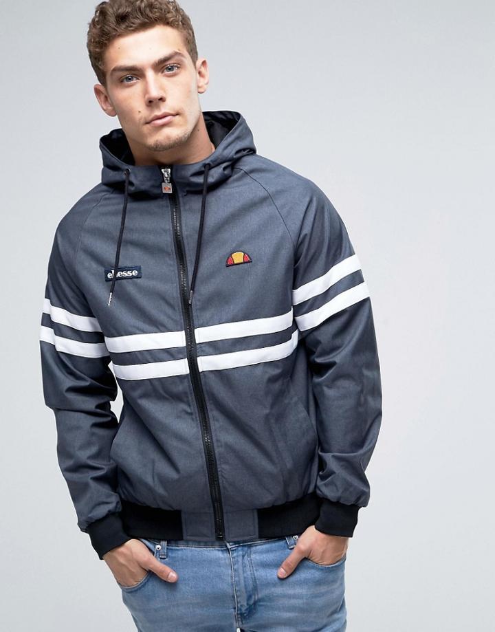 Ellesse Poly Zip Up Hoodie - Gray