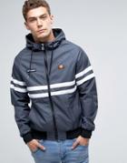Ellesse Poly Zip Up Hoodie - Gray