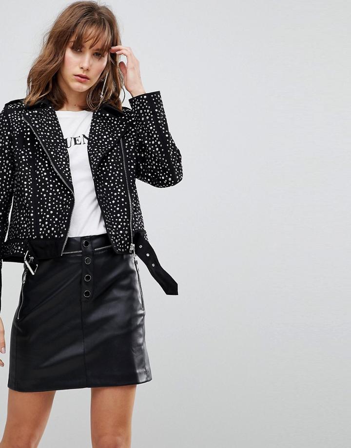 Asos Studded Jacket - Black