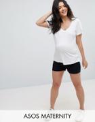 Asos Maternity Chino Short - Blue