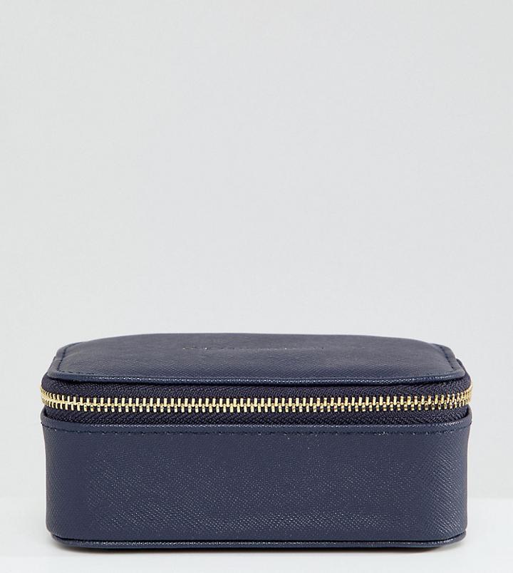 Estella Bartlett Navy 'live As You Dream' Jewelry Box - Navy