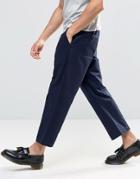 Religion Frequency Wide Leg Chinos - Navy