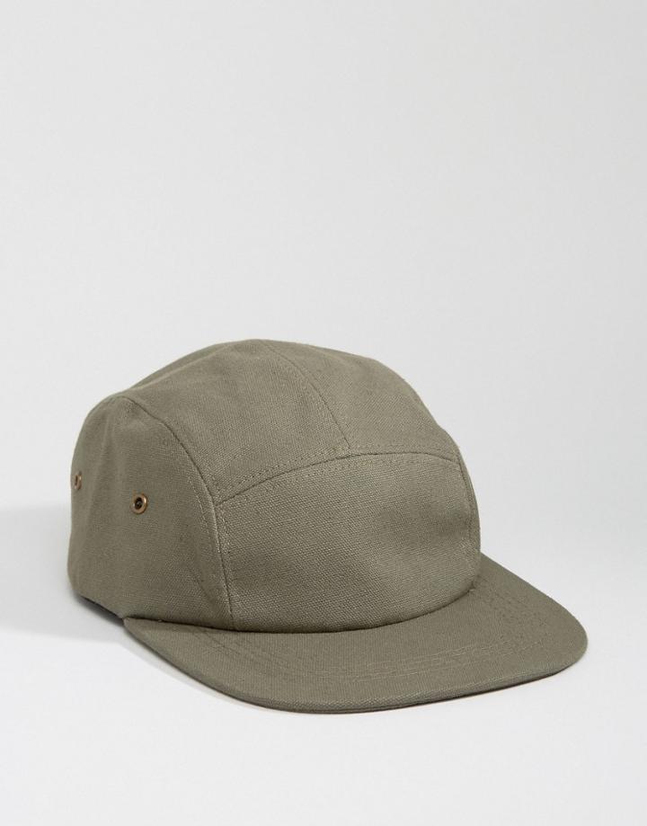 7x 5 Pannel Cap - Green