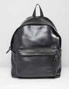Eastpak Padded Pak'r Perforated Leather Backpack - Black