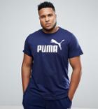 Puma Plus Ess No.1 T-shirt In Navy 83824106 - Navy