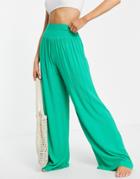 Vero Moda Beach Pants In Green