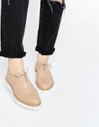 Asos Matched Leather Brogues - Nude