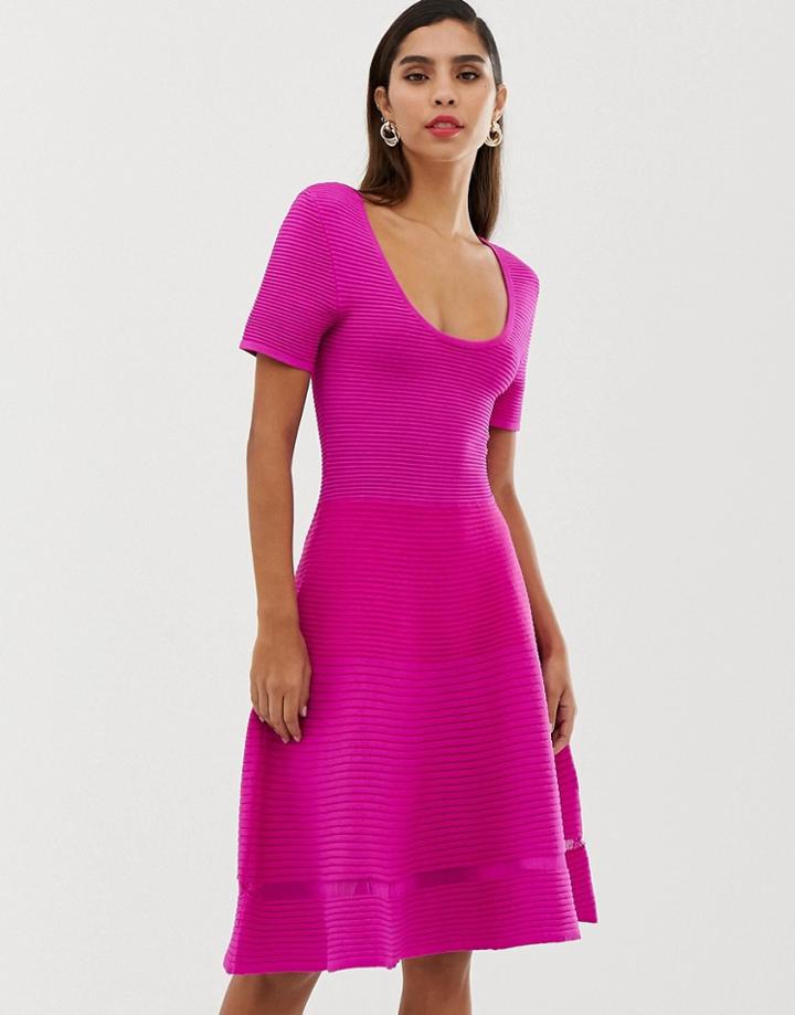 French Connection Volette Crepe Knit Mini Dress