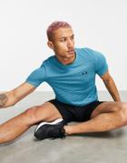 Under Armour Training Seamless Fade T-shirt In Teal-green