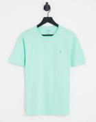 Polo Ralph Lauren Icon Logo T-shirt In Aqua Green