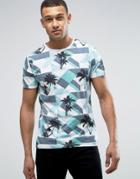 D-struct Palm Print T-shirt - Green
