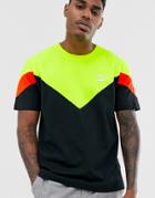 Puma Mcs T-shirt In Muscle Fit Black/yellow