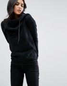 G-star Slouchy Hoodie With Drawstring - Black