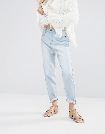 Ebonie N Ivory Kimi Mom Jeans - Blue