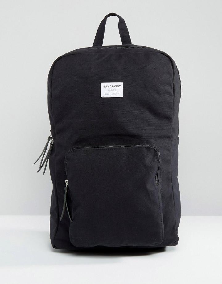 Sandqvist Kim Backpack In Black - Black