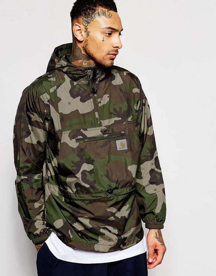 Carhartt Wip Spinner Overhead Jacket - Camo