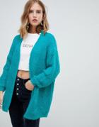 Only Chunky Knit Cardigan - Blue