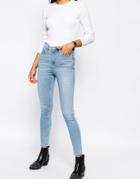 Asos Ridley Skinny Jeans In Carnation Light Stone Wash - Carnation Light Blue