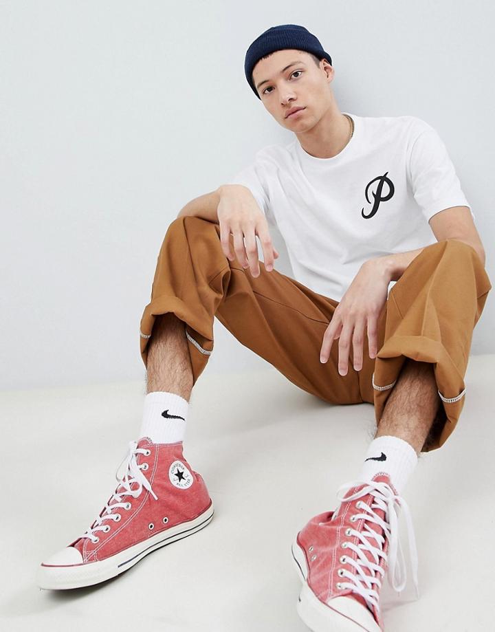 Primitive Classic Logo T-shirt In White - White