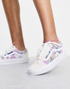 Vans Old Skool Sneakers In Retro Floral Print-multi