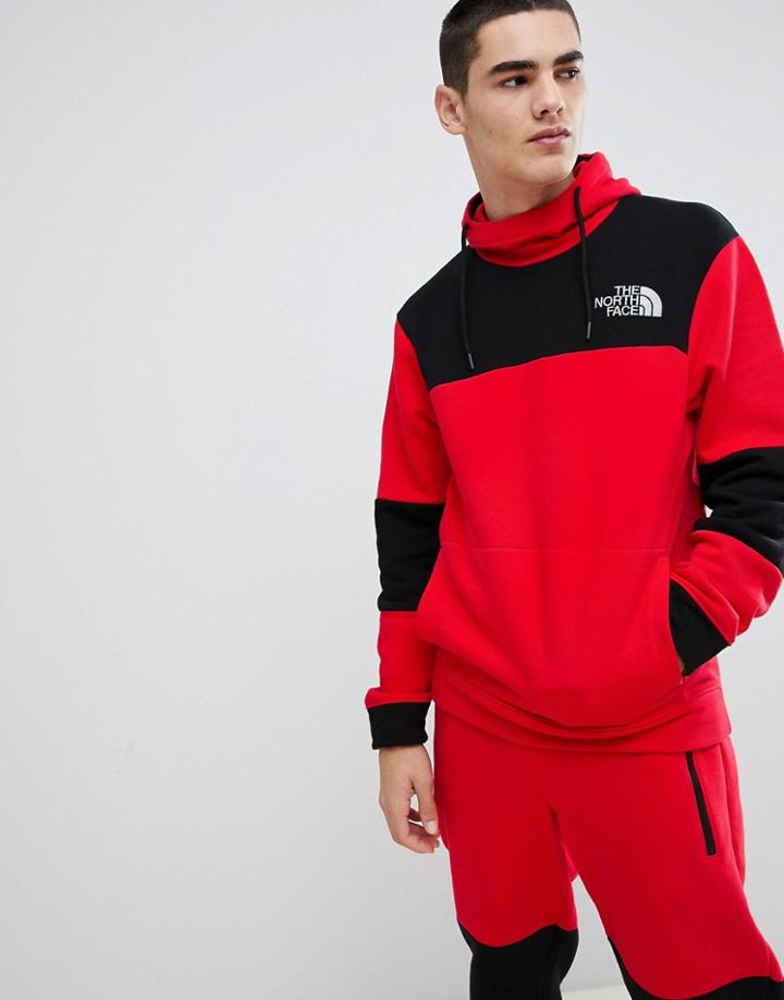 The North Face Himalayan Hoodie In Red - Red