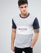 Nicce Block Panel T-shirt - Multi