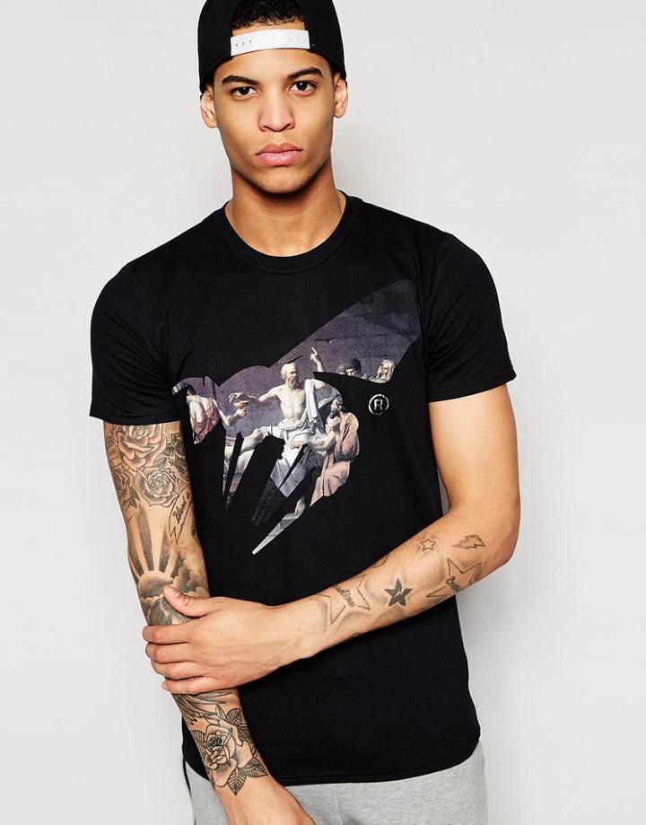 Abuze London T-shirt Venus Wasp - Black
