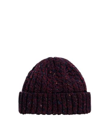 Asos Cable Fisherman Beanie Hat In Nep Yarn