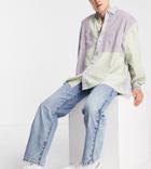 Collusion X005 Straight Leg Jeans In Vintage Wash Blue-blues