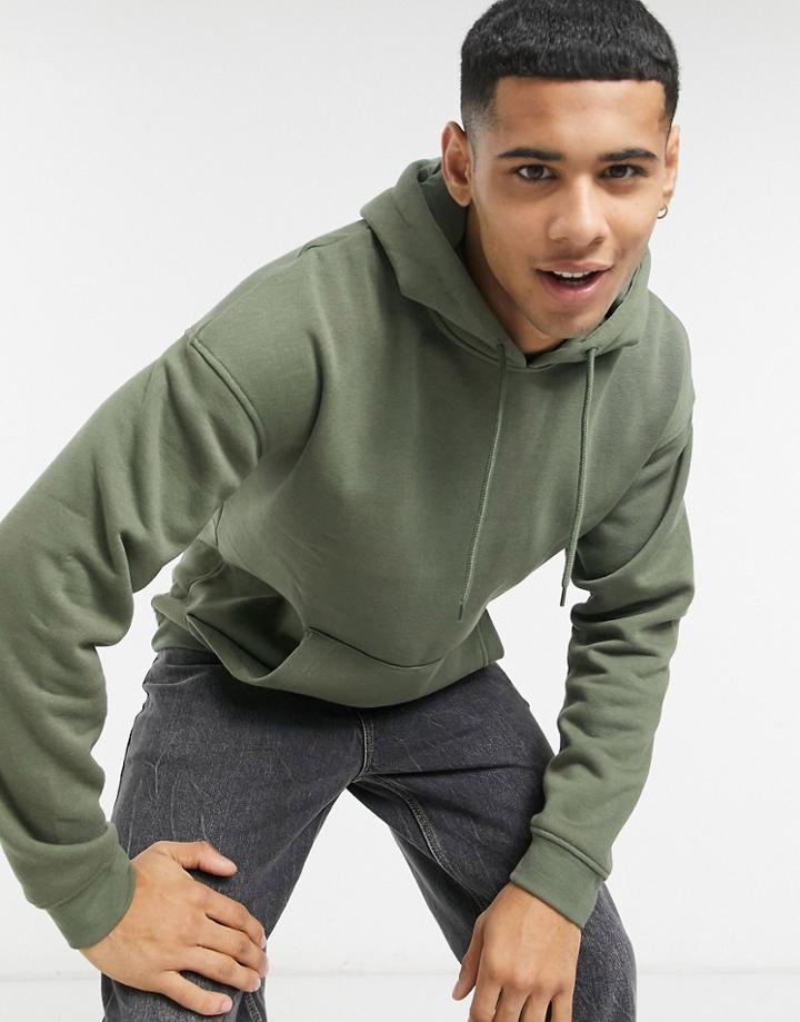 Jack & Jones Originals Oversized Hoodie In Green