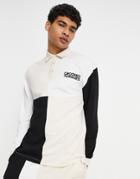 Crooked Tongues Polo With Cut And Sew Color Block In Multi - Part Of A Set