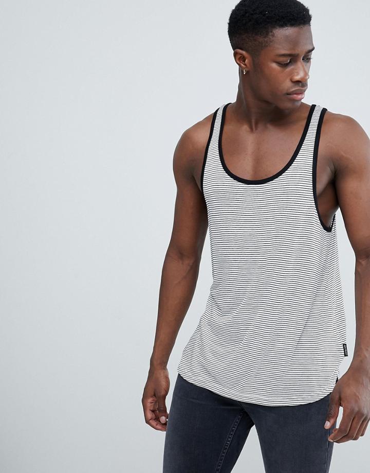D-struct Stripe Tank - Black
