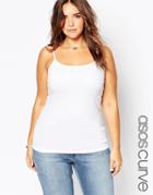 Asos Curve The Ultimate Cami - White