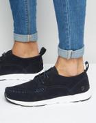 Farah Quan Suede Sneakers - Navy