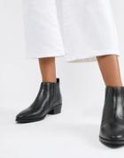 Bronx Leather Chelsea Boots - Black
