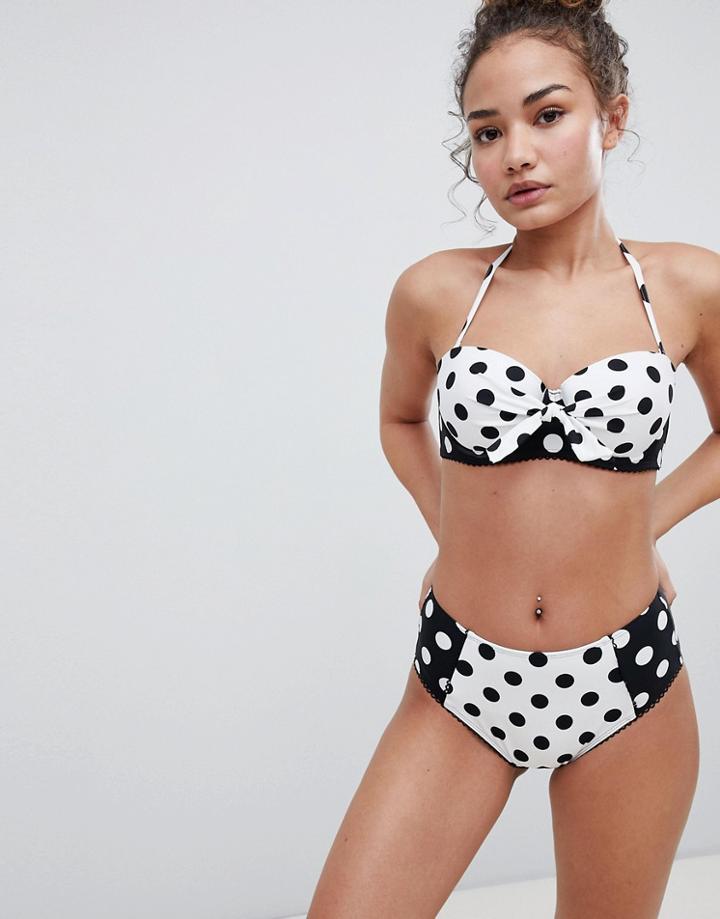 Floozie By Frost French Spot High Waist Bikini Bottom