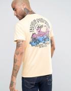 Friend Or Faux Everglade Back Print T-shirt - Yellow