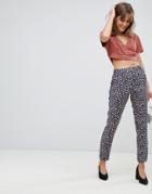 Unique 21 Polka Dot Straight Leg Pants - Blue