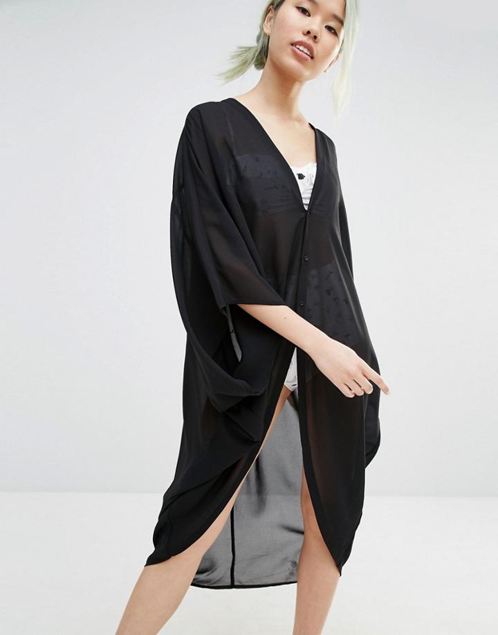 Monki Caftan - Black