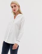 Vero Moda Cut Out Back Detail White Shirt