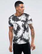 Replay Palm Print T-shirt - White