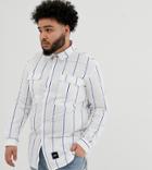Sixth June Shirt With Blue Stripes Exclusive To Asos
