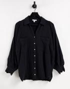 Topshop Casual Shirt In Black