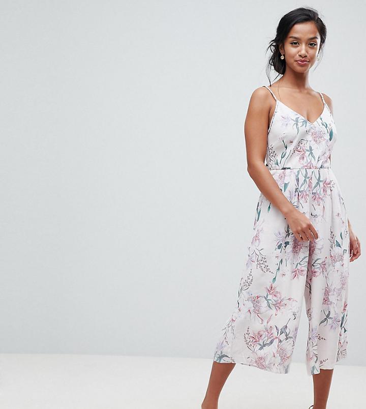 Forever New Petite Cami Jumpsuit In Floral - Multi