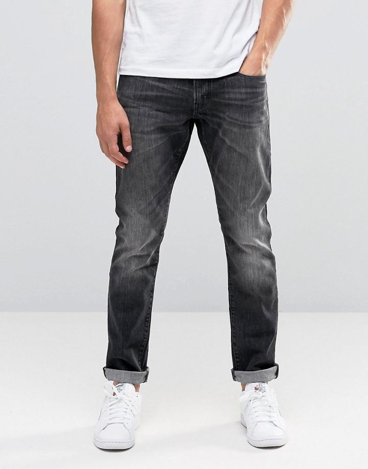 Esprit Skinny Fit Jeans In Washed Black - Black